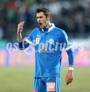 Fussball. Bundesliga. RZ Pellets WAC gegen SC Wiener Neustadt. Manuel Wallner (Wiener Neustadt). Wolfsberg, 16.3.2013.
Foto: Kuess

---
pressefotos, pressefotografie, kuess, qs, qspictures, sport, bild, bilder, bilddatenbank