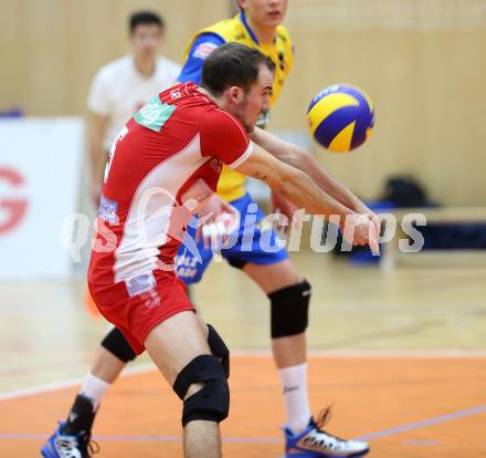 Volleyball. AVL-Halbfinale. SK Aich/Dob gegen Amstetten.  Kroiss Philipp (Aich/Dob). Bleiburg, 23.3.2013.
Foto: Kuess
---
pressefotos, pressefotografie, kuess, qs, qspictures, sport, bild, bilder, bilddatenbank