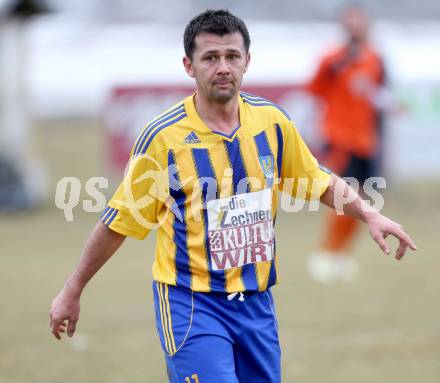 Fussball Unterliga Ost. Liebenfels gegen SPG SV Magdalensberg/Eberndorfer AC. Auron Miloti (Liebenfels). Liebenfels, 24.3.2013.
Foto: Kuess
---
pressefotos, pressefotografie, kuess, qs, qspictures, sport, bild, bilder, bilddatenbank