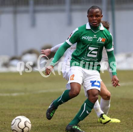 Fussball Regionalliga. SK Austria Klagenfurt gegen SV Wallern. Kennedy Harrison (Wallern). Klagenfurt, 23.3.2013.
Foto: Kuess
---
pressefotos, pressefotografie, kuess, qs, qspictures, sport, bild, bilder, bilddatenbank