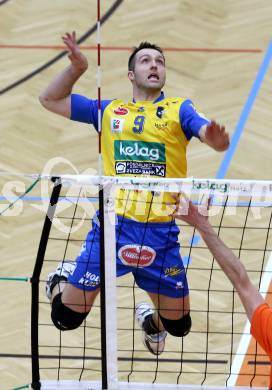 Volleyball. AVL-Halbfinale. SK Aich/Dob gegen Amstetten. GRUT Andrej (Aich/Dob). Bleiburg, 23.3.2013.
Foto: Kuess
---
pressefotos, pressefotografie, kuess, qs, qspictures, sport, bild, bilder, bilddatenbank