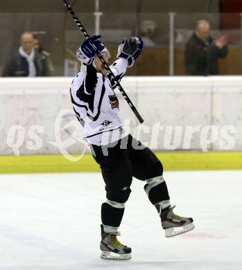 Eishockey NAHL. Finale. Tarco Woelfe Klagenfurt gegen Kapfenberg.  Jubel Michael Koefeler (Tarco). Klagenfurt, 30.3.2013.
Foto: Kuess
---
pressefotos, pressefotografie, kuess, qs, qspictures, sport, bild, bilder, bilddatenbank