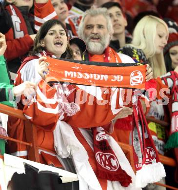 EBEL. Eishockey Bundesliga. EC KAC gegen PC Vienna Capitals.. Fans. Mission 30. (KAC). Klagenfurt, am 31.3.2013.
Foto: Kuess 


---
pressefotos, pressefotografie, kuess, qs, qspictures, sport, bild, bilder, bilddatenbank