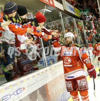 EBEL. Eishockey Bundesliga. EC KAC gegen PC Vienna Capitals.. John Lammers (KAC). Klagenfurt, am 31.3.2013.
Foto: Kuess 


---
pressefotos, pressefotografie, kuess, qs, qspictures, sport, bild, bilder, bilddatenbank