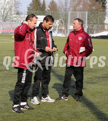 Fussball Regionalliga. SK Austria Klagenfurt. Training.  Dietmar Thuller, Heimo Vorderegger, Wolfgang Thun-Hohenstein. Klagenfurt, am 27.3.2013.
Foto: Kuess 
---
pressefotos, pressefotografie, kuess, qs, qspictures, sport, bild, bilder, bilddatenbank