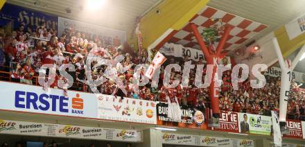 EBEL. Eishockey Bundesliga. EC KAC gegen PC Vienna Capitals.. Fans (KAC). Klagenfurt, am 31.3.2013.
Foto: Kuess 


---
pressefotos, pressefotografie, kuess, qs, qspictures, sport, bild, bilder, bilddatenbank