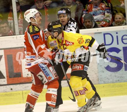 EBEL. Eishockey Bundesliga. EC KAC gegen PC Vienna Capitals.. David Schuller,  (KAC), Benoit Gratton (Caps). Klagenfurt, am 4.5.2013.
Foto: Kuess 


---
pressefotos, pressefotografie, kuess, qs, qspictures, sport, bild, bilder, bilddatenbank