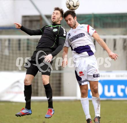 Fussball Regionalliga. SAK gegen Pasching. Veliu Murat (SAK), Hamdemir Ali (Pasching). Klagenfurt, am 6.4.2013.
Foto: Kuess
---
pressefotos, pressefotografie, kuess, qs, qspictures, sport, bild, bilder, bilddatenbank