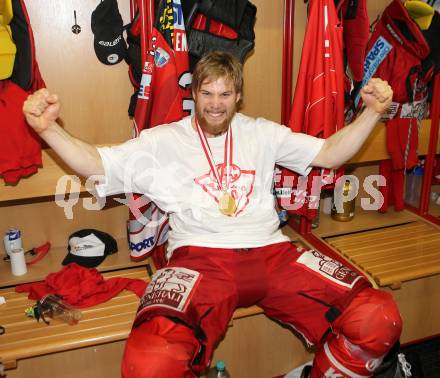 EBEL. Eishockey Bundesliga. EC KAC gegen PC Vienna Capitals.. Markus Pirmann (Meister KAC). Klagenfurt, am 4.5.2013.
Foto: Kuess 


---
pressefotos, pressefotografie, kuess, qs, qspictures, sport, bild, bilder, bilddatenbank