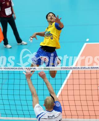 Volleyball. AVL Finalspiel. Aich/Dob gegen Hypo Tirol. De Sousa Sequeira Valdir(Aich/Dob). Bleiburg, 10.4.2013.
Foto: Kuess

---
pressefotos, pressefotografie, kuess, qs, qspictures, sport, bild, bilder, bilddatenbank