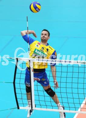 Volleyball. AVL Finalspiel. Aich/Dob gegen Hypo Tirol. KOSL Miha (Aich/Dob). Bleiburg, 10.4.2013.
Foto: Kuess

---
pressefotos, pressefotografie, kuess, qs, qspictures, sport, bild, bilder, bilddatenbank