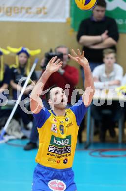 Volleyball. AVL Finalspiel. Aich/Dob gegen Hypo Tirol. GRUT Andrej (Aich/Dob). Bleiburg, 10.4.2013.
Foto: Kuess

---
pressefotos, pressefotografie, kuess, qs, qspictures, sport, bild, bilder, bilddatenbank