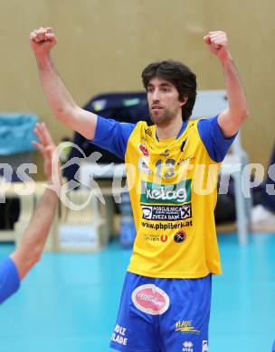 Volleyball. AVL Finalspiel. Aich/Dob gegen Hypo Tirol. REISER Gerald (Aich/Dob). Bleiburg, 10.4.2013.
Foto: Kuess

---
pressefotos, pressefotografie, kuess, qs, qspictures, sport, bild, bilder, bilddatenbank