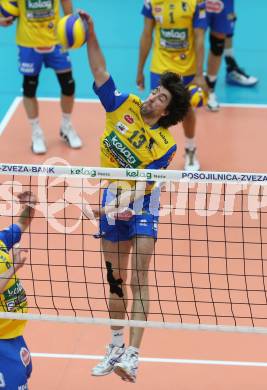 Volleyball. AVL Finalspiel. Aich/Dob gegen Hypo Tirol. REISER Gerald (Aich/Dob). Bleiburg, 10.4.2013.
Foto: Kuess

---
pressefotos, pressefotografie, kuess, qs, qspictures, sport, bild, bilder, bilddatenbank