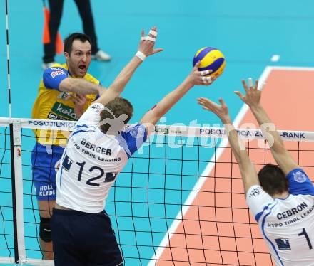 Volleyball. AVL Finalspiel. Aich/Dob gegen Hypo Tirol. GRUT Andrej (Aich/Dob). Bleiburg, 10.4.2013.
Foto: Kuess

---
pressefotos, pressefotografie, kuess, qs, qspictures, sport, bild, bilder, bilddatenbank