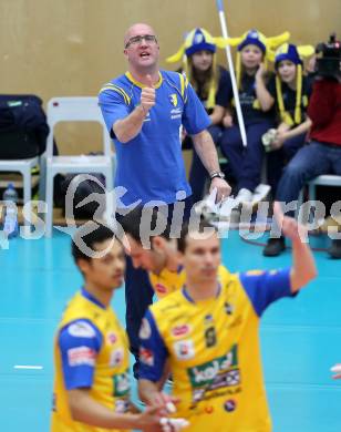 Volleyball. AVL Finalspiel. Aich/Dob gegen Hypo Tirol. Trainer KOTNIK Bogdan (Aich/Dob). Bleiburg, 10.4.2013.
Foto: Kuess

---
pressefotos, pressefotografie, kuess, qs, qspictures, sport, bild, bilder, bilddatenbank