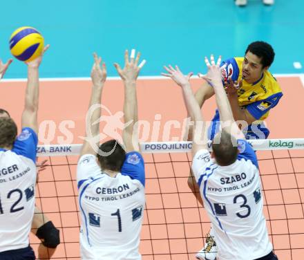 Volleyball. AVL Finalspiel. Aich/Dob gegen Hypo Tirol. DE SOUSA SEQUEIRA
Valdir (Aich/Dob). Bleiburg, 10.4.2013.
Foto: Kuess

---
pressefotos, pressefotografie, kuess, qs, qspictures, sport, bild, bilder, bilddatenbank