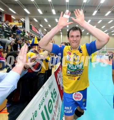 Volleyball. AVL Finalspiel. Aich/Dob gegen Hypo Tirol. WLODARCZYK Wojciech  (Aich/Dob). Bleiburg, 10.4.2013.
Foto: Kuess
---
pressefotos, pressefotografie, kuess, qs, qspictures, sport, bild, bilder, bilddatenbank