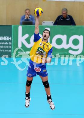 Volleyball. AVL Finalspiel. Aich/Dob gegen Hypo Tirol. GRUT Andrej (Aich/Dob). Bleiburg, 10.4.2013.
Foto: Kuess

---
pressefotos, pressefotografie, kuess, qs, qspictures, sport, bild, bilder, bilddatenbank