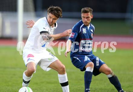 Fussball Regionalliga. VSV gegen Kalsdorf. Michael Kirisits (VSV), Gerald Saeumel (Kalsdorf). Villach, am 12.4.2013.
Foto: Kuess
---
pressefotos, pressefotografie, kuess, qs, qspictures, sport, bild, bilder, bilddatenbank