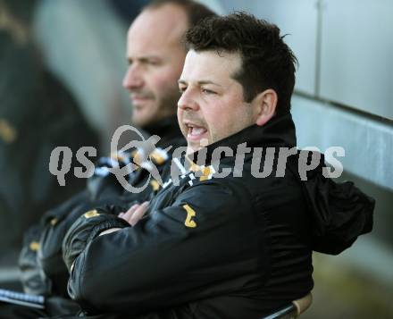 Fussball Kaerntner Liga. St. Veit gegen Voelkermarkt. Trainer Martin Kaiser  (St. Veit). St. Veit, am 13.4.2013.
Foto: Kuess
---
pressefotos, pressefotografie, kuess, qs, qspictures, sport, bild, bilder, bilddatenbank