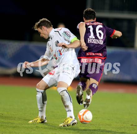 Fussball. OEB Cup.  RZ Pellets WAC gegen Austria Wien. Michael Sollbauer, (WAC), Philipp Hosiner  (Austria Wien). Wolfsberg, 17.4.2013.
Foto: Kuess

---
pressefotos, pressefotografie, kuess, qs, qspictures, sport, bild, bilder, bilddatenbank