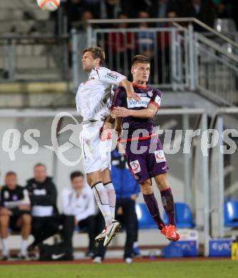 Fussball. OEB Cup.  RZ Pellets WAC gegen Austria Wien. Boris Huettenbrenner,  (WAC), Emir Dilaver (Austria Wien). Wolfsberg, 17.4.2013.
Foto: Kuess

---
pressefotos, pressefotografie, kuess, qs, qspictures, sport, bild, bilder, bilddatenbank