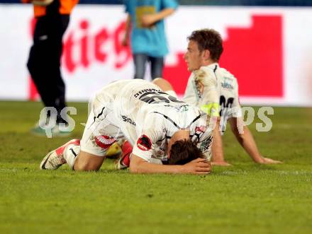 Fussball. OEB Cup.  RZ Pellets WAC gegen Austria Wien. Mihret Topcagic, Michael Sollbauer (WAC). Wolfsberg, 17.4.2013.
Foto: Kuess

---
pressefotos, pressefotografie, kuess, qs, qspictures, sport, bild, bilder, bilddatenbank