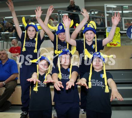 Volleyball. AVL Finalspiel. Aich/Dob gegen Hypo Tirol. Fans (Aich/Dob). Bleiburg, 17.4.2013.
Foto: Kuess

---
pressefotos, pressefotografie, kuess, qs, qspictures, sport, bild, bilder, bilddatenbank