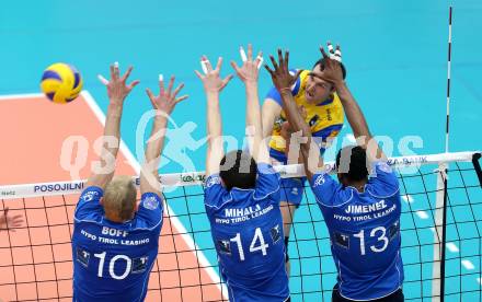 Volleyball. AVL Finalspiel. Aich/Dob gegen Hypo Tirol. GRUT Andrej (Aich/Dob). Bleiburg, 17.4.2013.
Foto: Kuess

---
pressefotos, pressefotografie, kuess, qs, qspictures, sport, bild, bilder, bilddatenbank