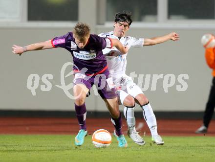 Fussball. OEB Cup.  RZ Pellets WAC gegen Austria Wien. David De Paula,  (WAC), Alexander Gruenwald (Austria Wien). Wolfsberg, 17.4.2013.
Foto: Kuess

---
pressefotos, pressefotografie, kuess, qs, qspictures, sport, bild, bilder, bilddatenbank