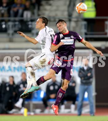 Fussball. OEB Cup.  RZ Pellets WAC gegen Austria Wien. Michael Liendl, (WAC), James Holland  (Austria Wien). Wolfsberg, 17.4.2013.
Foto: Kuess

---
pressefotos, pressefotografie, kuess, qs, qspictures, sport, bild, bilder, bilddatenbank