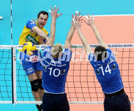 Volleyball. AVL Finalspiel. Aich/Dob gegen Hypo Tirol. GRUT Andrej (Aich/Dob). Bleiburg, 17.4.2013.
Foto: Kuess

---
pressefotos, pressefotografie, kuess, qs, qspictures, sport, bild, bilder, bilddatenbank