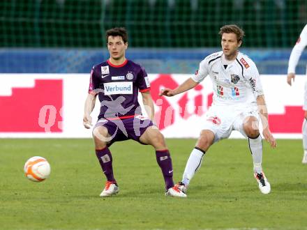 Fussball. Bundesliga. RZ Pellets WAC gegen Austria Wien. Boris Huettenbrenner,  (WAC), Philipp Hosiner  (Austria Wien). Wolfsberg, 17.4.2013.
Foto: Kuess

---
pressefotos, pressefotografie, kuess, qs, qspictures, sport, bild, bilder, bilddatenbank