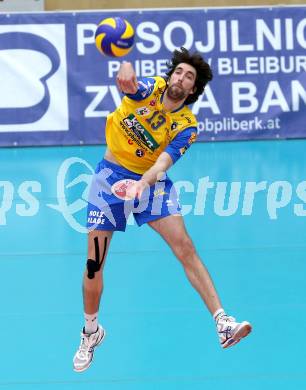 Volleyball. AVL Finalspiel. Aich/Dob gegen Hypo Tirol. REISER Gerald (Aich/Dob). Bleiburg, 17.4.2013.
Foto: Kuess

---
pressefotos, pressefotografie, kuess, qs, qspictures, sport, bild, bilder, bilddatenbank