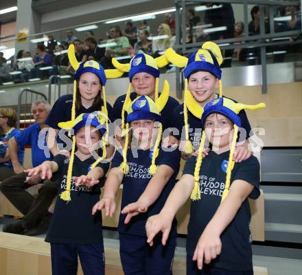 Volleyball. AVL Finalspiel. Aich/Dob gegen Hypo Tirol. Fans (Aich/Dob). Bleiburg, 17.4.2013.
Foto: Kuess

---
pressefotos, pressefotografie, kuess, qs, qspictures, sport, bild, bilder, bilddatenbank