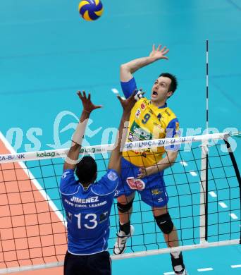 Volleyball. AVL Finalspiel. Aich/Dob gegen Hypo Tirol. GRUT Andrej (Aich/Dob). Bleiburg, 17.4.2013.
Foto: Kuess

---
pressefotos, pressefotografie, kuess, qs, qspictures, sport, bild, bilder, bilddatenbank