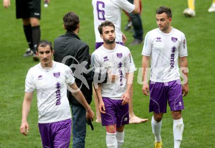 Fussball Regionalliga. SK Austria Klagenfurt gegen LASK. Rexhe Bytyci, Darko Vasic, Alexander Percher (Austria Klagenfurt). Klagenfurt, 20.4.2013.
Foto: Kuess
---
pressefotos, pressefotografie, kuess, qs, qspictures, sport, bild, bilder, bilddatenbank