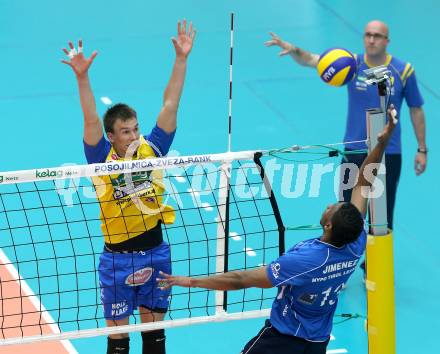 Volleyball. AVL Finalspiel. Aich/Dob gegen Hypo Tirol.  Wlodarczyk Wojciech (Aich/Dob). Bleiburg, 24.4.2013.
Foto: Kuess

---
pressefotos, pressefotografie, kuess, qs, qspictures, sport, bild, bilder, bilddatenbank