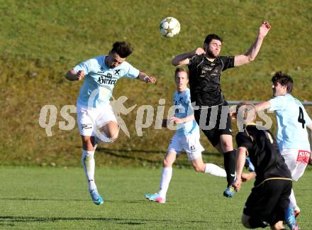 Fussball. Kaerntner Liga. Koettmannsdorf gegen St. Veit. Orgonyi Jakob Buergler Stephan (Koettmannsdorf), Kitz Bernhard Ruediger (St. Veit).. Koettmannsdorf, 24.4.2013.
Foto: Kuess
---
pressefotos, pressefotografie, kuess, qs, qspictures, sport, bild, bilder, bilddatenbank