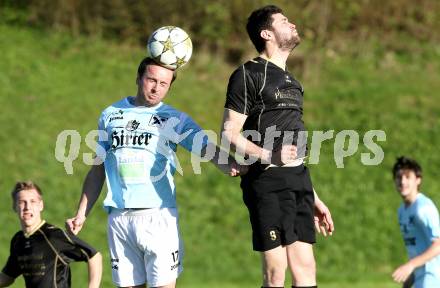 Fussball. Kaerntner Liga. Koettmannsdorf gegen St. Veit. Buergler Stephan (Koettmannsdorf), Tengg Roman (St. Veit).. Koettmannsdorf, 24.4.2013.
Foto: Kuess
---
pressefotos, pressefotografie, kuess, qs, qspictures, sport, bild, bilder, bilddatenbank