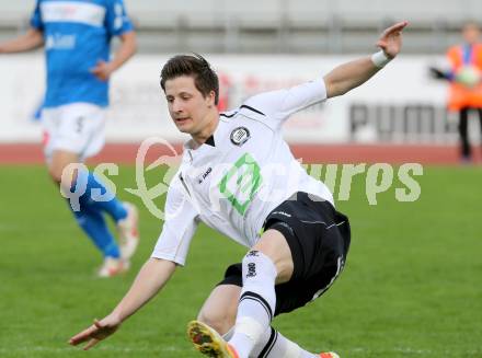 Fussball Regionalliga. VSV gegen Sturm Graz Amateure. David Schnaderbeck (Graz). Villach, 26.4.2013.
Foto: Kuess
---
pressefotos, pressefotografie, kuess, qs, qspictures, sport, bild, bilder, bilddatenbank