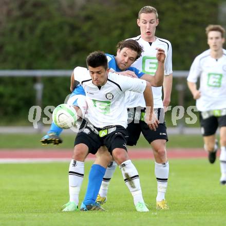 Fussball Regionalliga. VSV gegen Sturm Graz Amateure. Michael Kirisits,  (VSV), David Schnaderbeck (Graz). Villach, 26.4.2013.
Foto: Kuess
---
pressefotos, pressefotografie, kuess, qs, qspictures, sport, bild, bilder, bilddatenbank