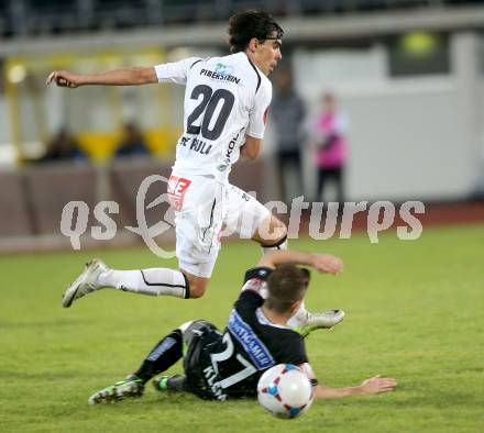 Fussball. OEB Cup.  RZ Pellets WAC gegen SK Puntigamer Sturm Graz.  David De Paula, (WAC), Christian Klem  (Graz). Wolfsberg, 27.4.2013.
Foto: Kuess

---
pressefotos, pressefotografie, kuess, qs, qspictures, sport, bild, bilder, bilddatenbank