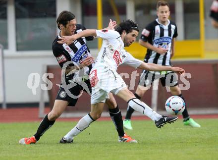 Fussball. Bundesliga.  RZ Pellets WAC gegen SK Puntigamer Sturm Graz.  Jacobo,  (WAC), Nikola Vuyadinovich (Graz). Wolfsberg, 27.4.2013.
Foto: Kuess

---
pressefotos, pressefotografie, kuess, qs, qspictures, sport, bild, bilder, bilddatenbank