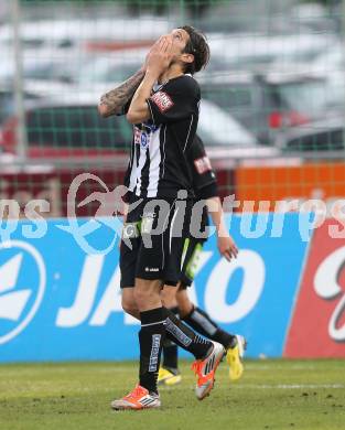 Fussball. Bundesliga.  RZ Pellets WAC gegen SK Puntigamer Sturm Graz.  Nikola Vuyadinovich  (Graz). Wolfsberg, 27.4.2013.
Foto: Kuess

---
pressefotos, pressefotografie, kuess, qs, qspictures, sport, bild, bilder, bilddatenbank