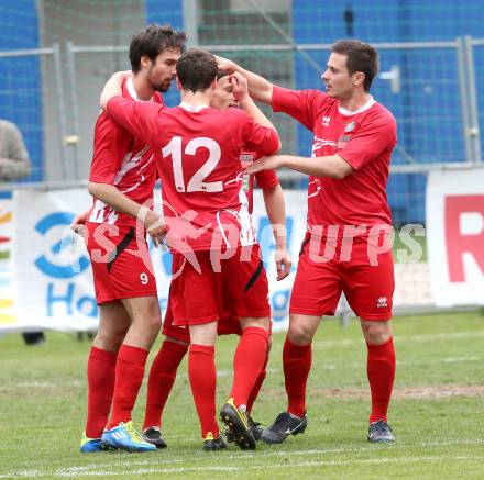 Fussball Regionalliga. SAK gegen DSV Leoben. Torjubel Hrvoje Tokic (Leoben), Klagenfurt, 27.4.2013.
Foto: Kuess
---
pressefotos, pressefotografie, kuess, qs, qspictures, sport, bild, bilder, bilddatenbank