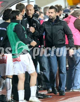 Fussball. OEB Cup.  RZ Pellets WAC gegen SK Puntigamer Sturm Graz.  Trainer Nenad Bjelica (WAC). Wolfsberg, 27.4.2013.
Foto: Kuess

---
pressefotos, pressefotografie, kuess, qs, qspictures, sport, bild, bilder, bilddatenbank