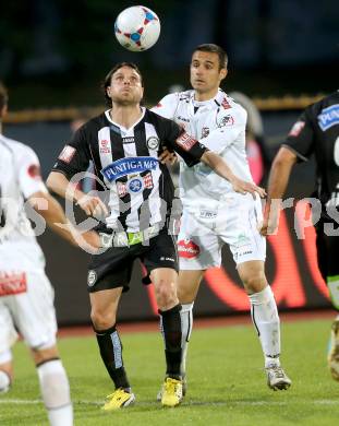 Fussball. OEB Cup.  RZ Pellets WAC gegen SK Puntigamer Sturm Graz.  Nenad Jovanovic, (WAC),  Imre Szabics  (Graz). Wolfsberg, 27.4.2013.
Foto: Kuess

---
pressefotos, pressefotografie, kuess, qs, qspictures, sport, bild, bilder, bilddatenbank