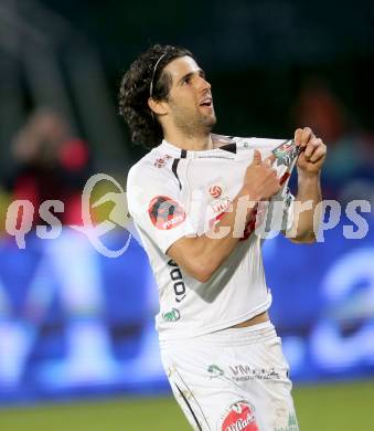 Fussball. OEB Cup.  RZ Pellets WAC gegen SK Puntigamer Sturm Graz.  Torjubel Jacobo (WAC). Wolfsberg, 27.4.2013.
Foto: Kuess

---
pressefotos, pressefotografie, kuess, qs, qspictures, sport, bild, bilder, bilddatenbank